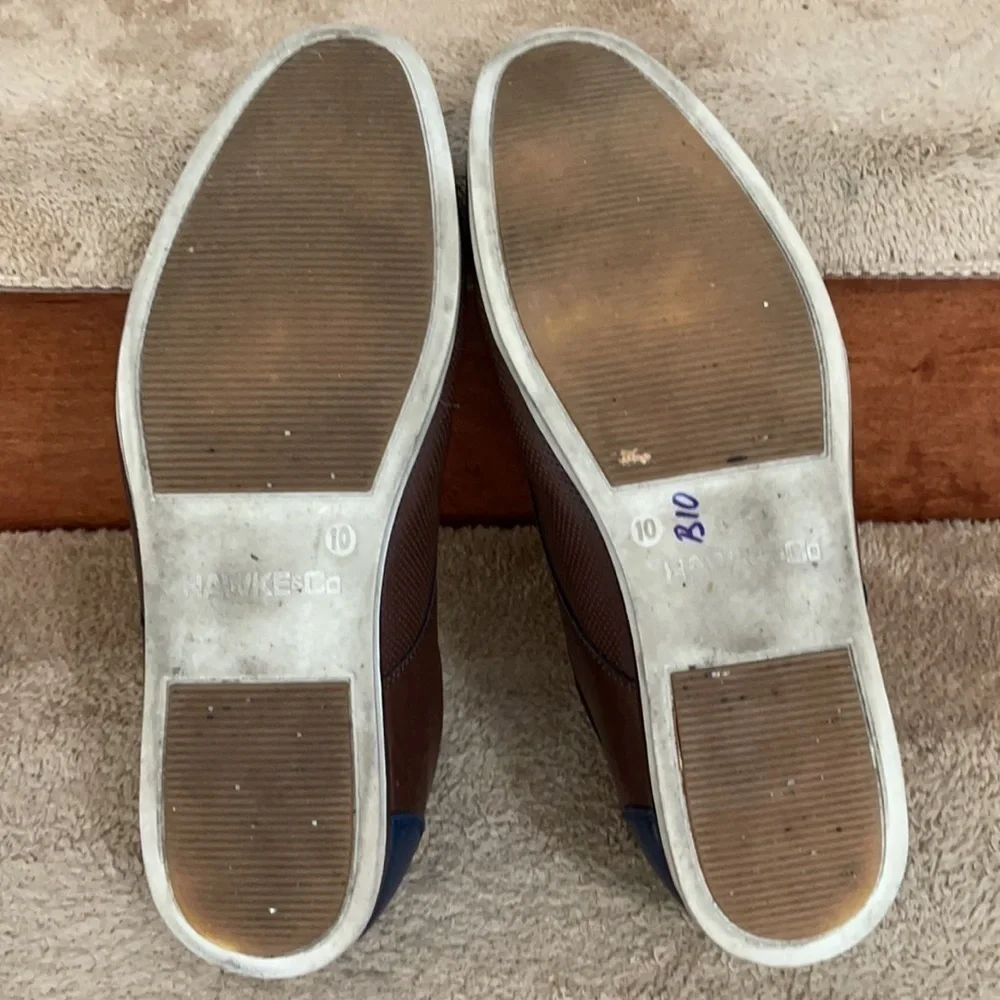 Hawke & Co Memory Foam Men's Business Casual Shoes Size 10